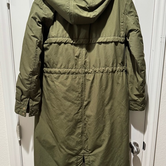 Old Navy Olive Green puffer jacket coat - Size Small - Picture 3 of 5